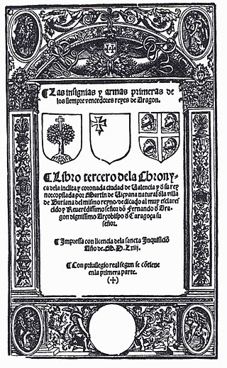 Crónica de la ínclita y coronada ciudad de Valencia y de su reyno, 1564.